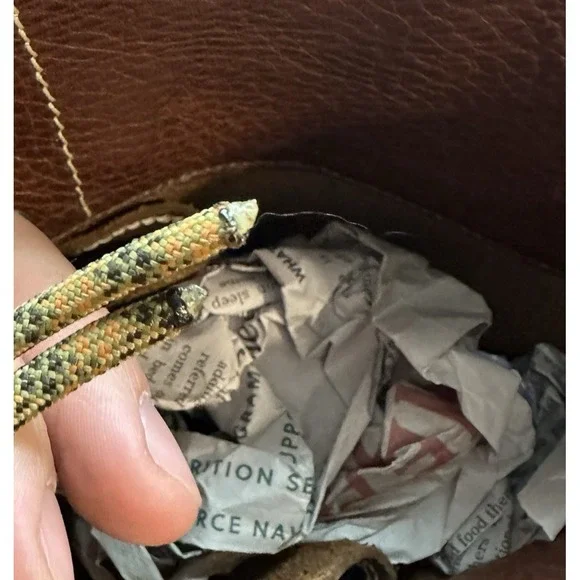 Frye Boots Tuscarora Owen Fold Over Boots Leather Mens Size 11D Brown 37766 - Picture 9 of 10